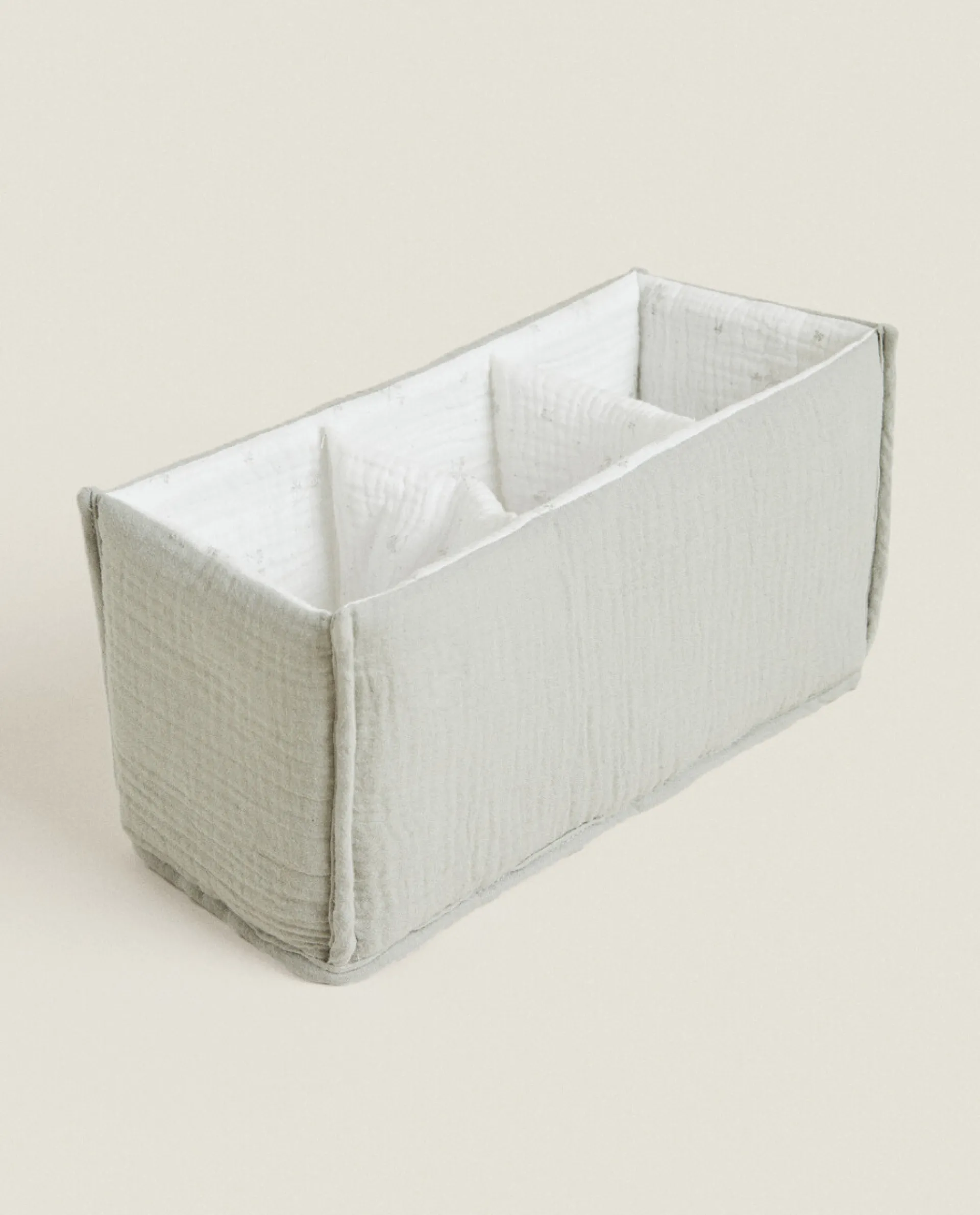 Accessories*ZARA Home Cotton Clover Organizer Grey