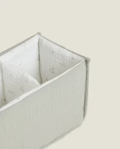 Accessories*ZARA Home Cotton Clover Organizer Grey