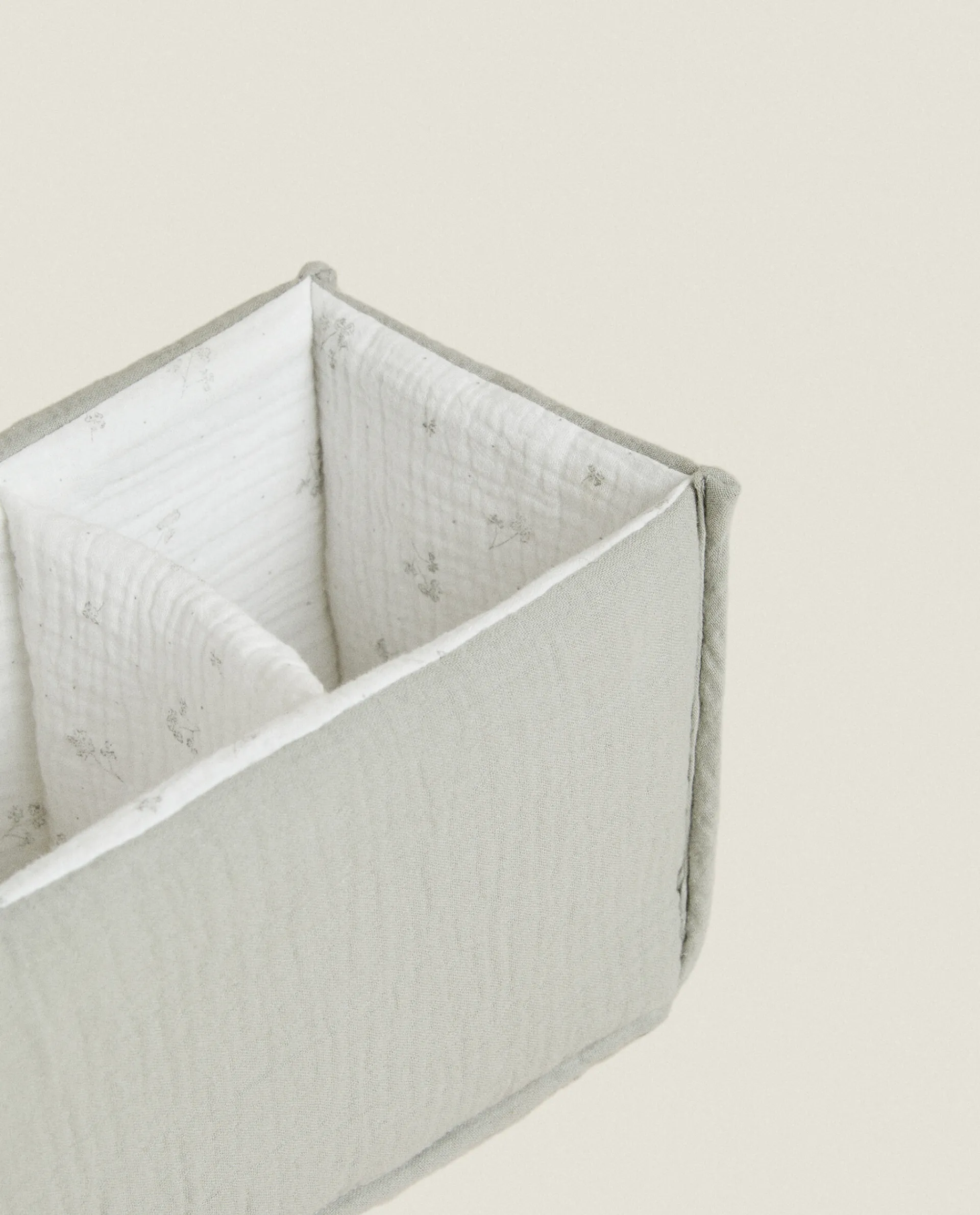 Accessories*ZARA Home Cotton Clover Organizer Grey