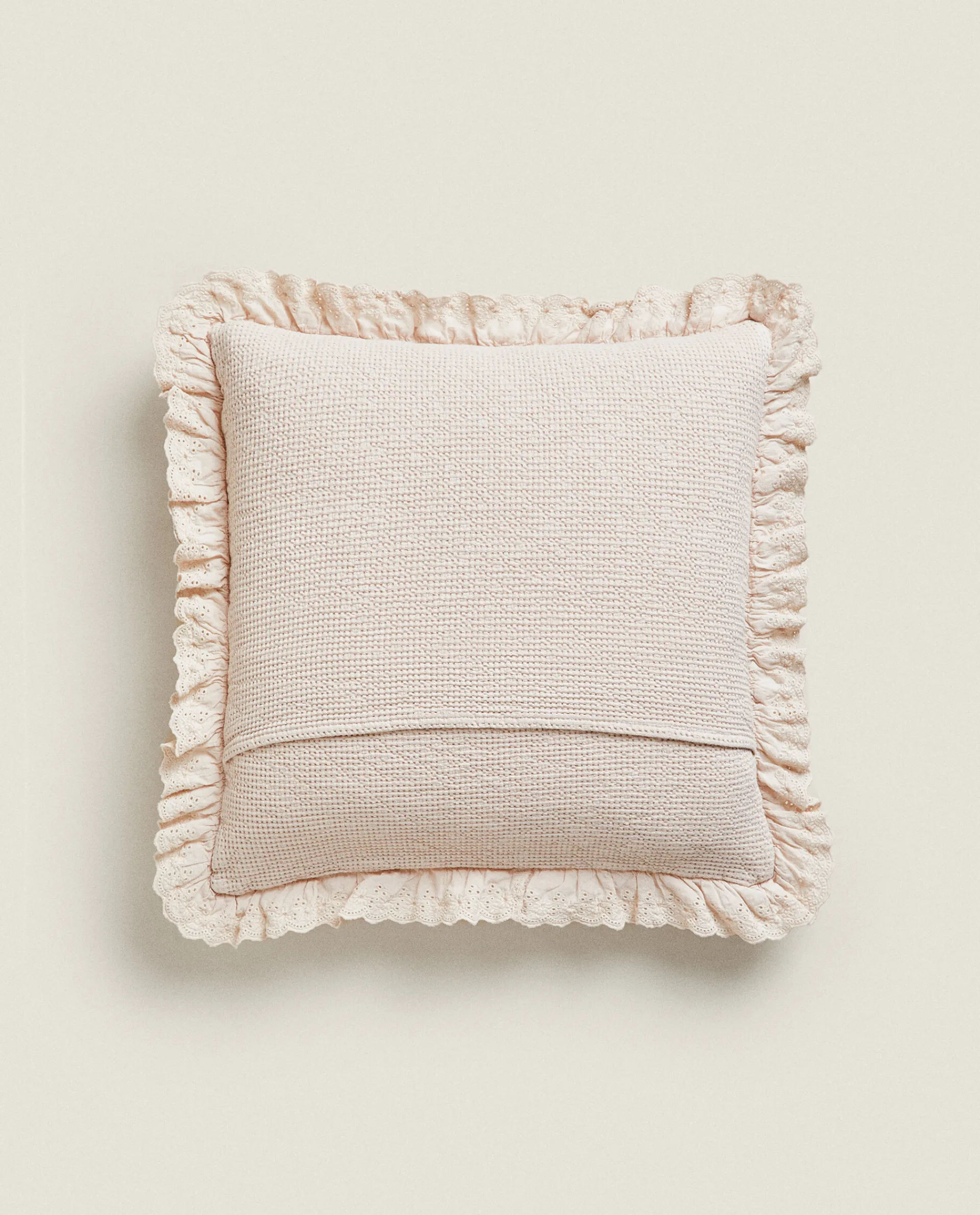 Throw Pillows*ZARA Home Cotton Jacquard Throw Pillow Cover Pink