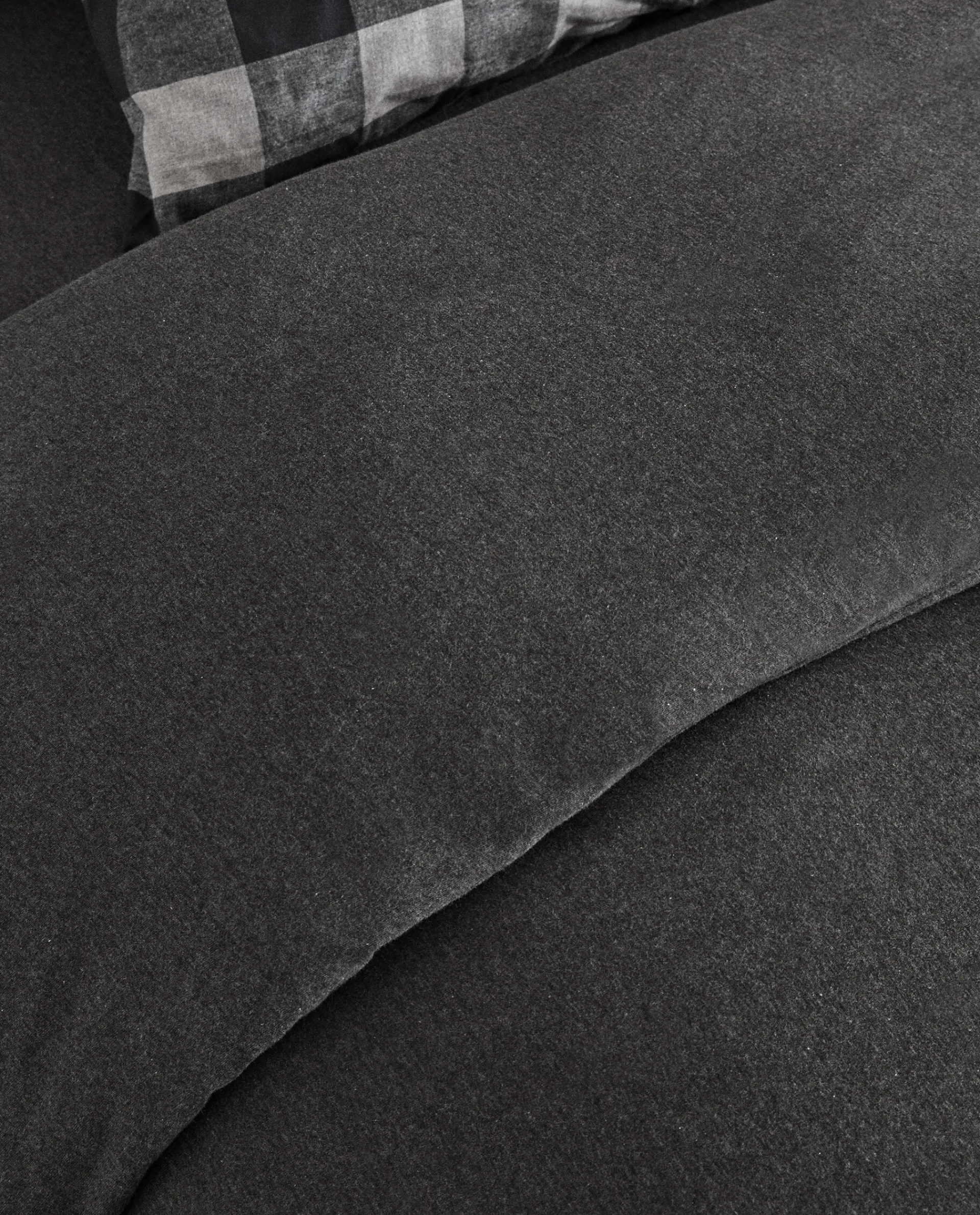 Fitted Sheets*ZARA Home Cotton Jersey Adjustable Fitted Sheet Grey