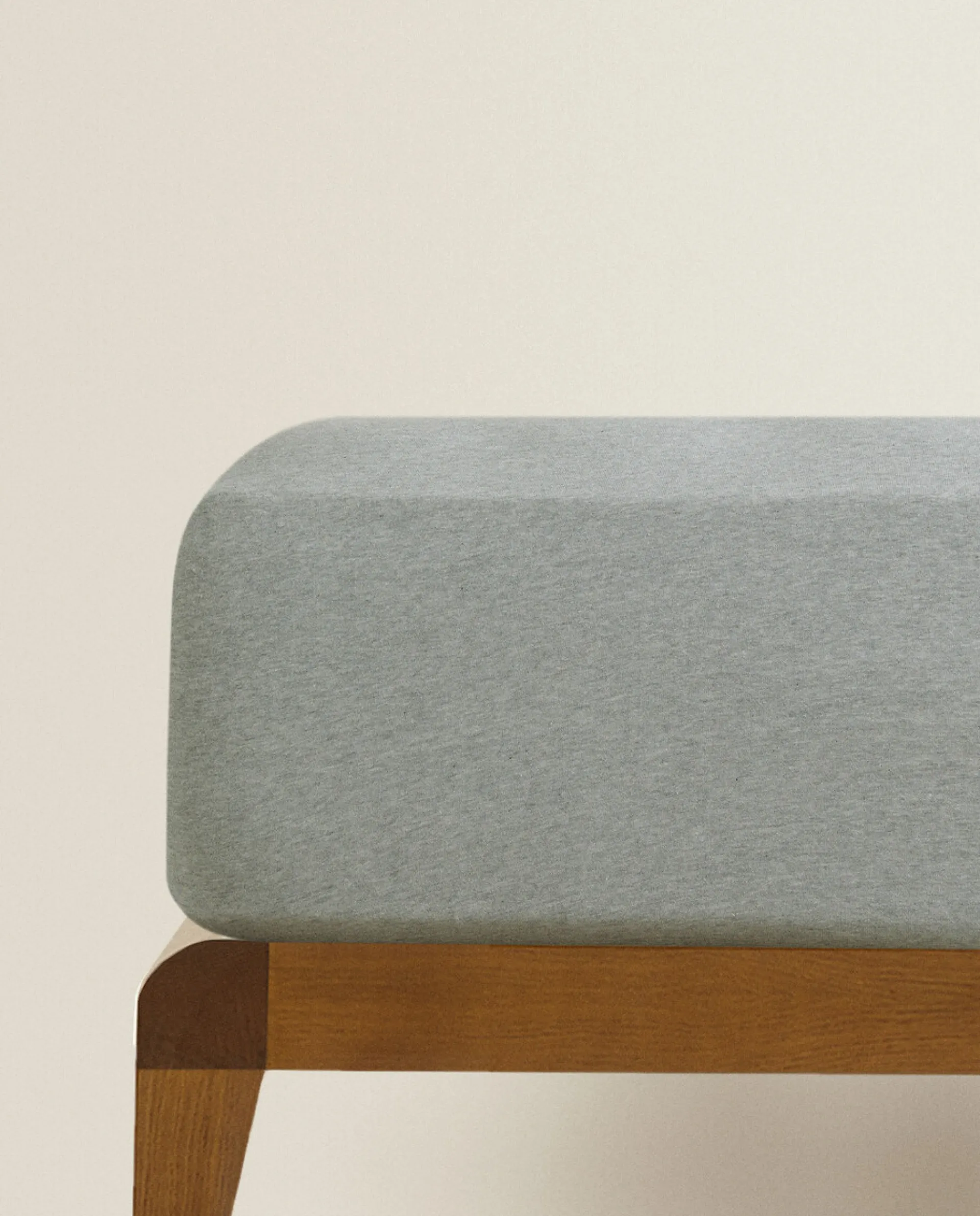 Fitted Sheets*ZARA Home Cotton Jersey Adjustable Fitted Sheet Green