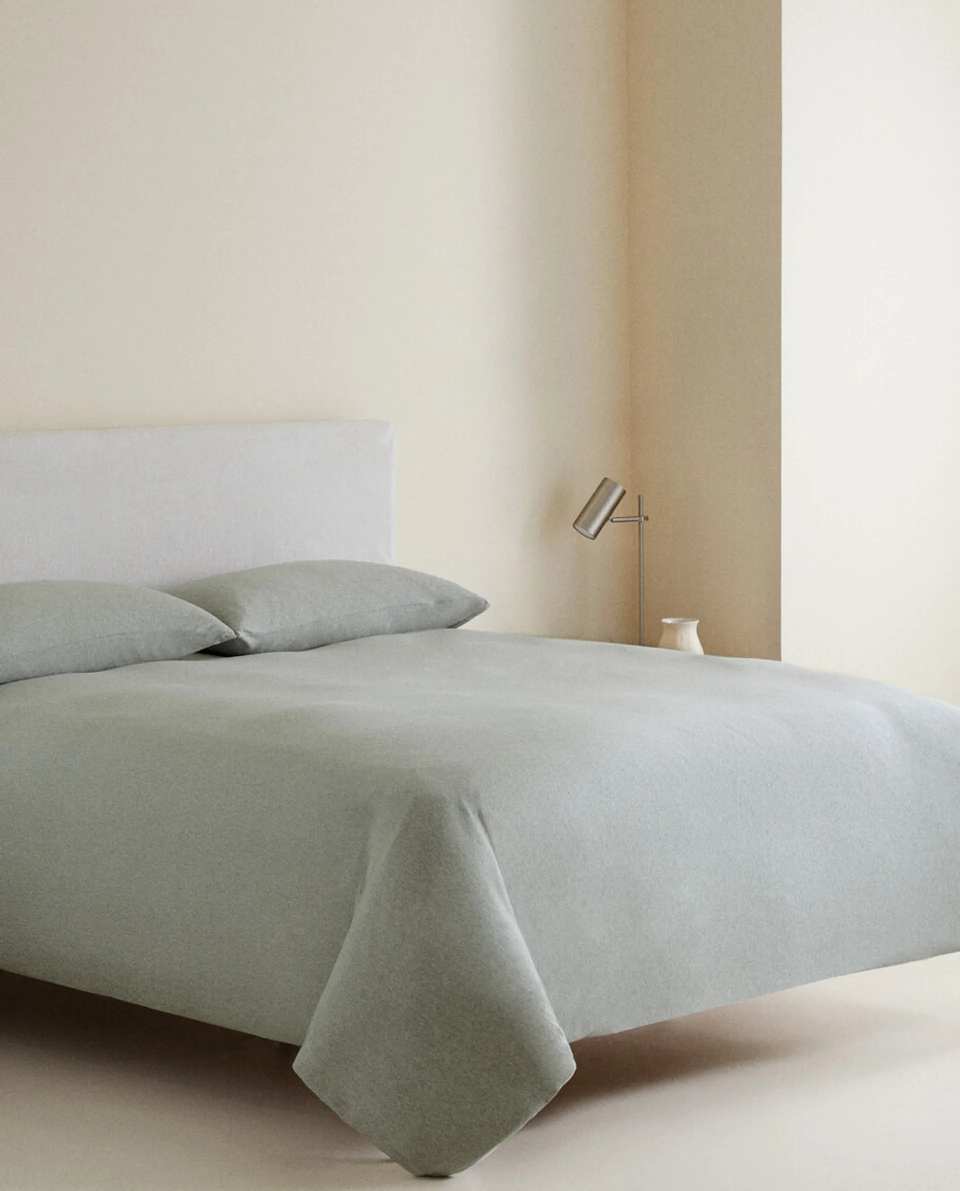 Fitted Sheets*ZARA Home Cotton Jersey Adjustable Fitted Sheet Green