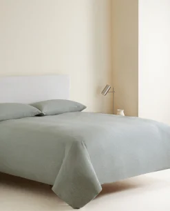 Duvet Covers*ZARA Home Cotton Jersey Duvet Cover Green