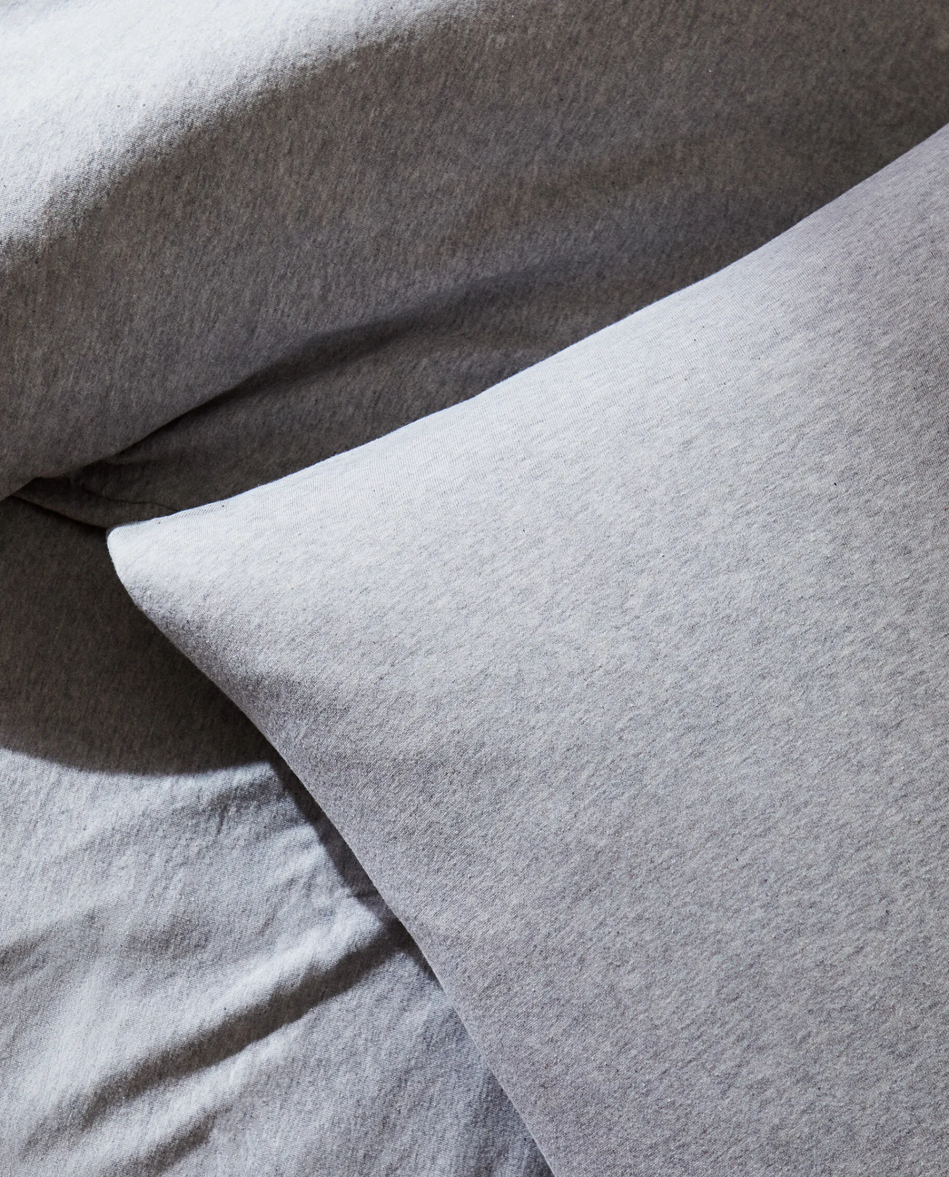 Pillowcases*ZARA Home Cotton Jersey Pillowcase Middle Grey