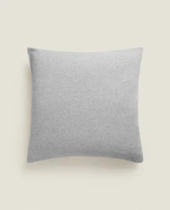 Pillowcases*ZARA Home Cotton Jersey Pillowcase Middle Grey