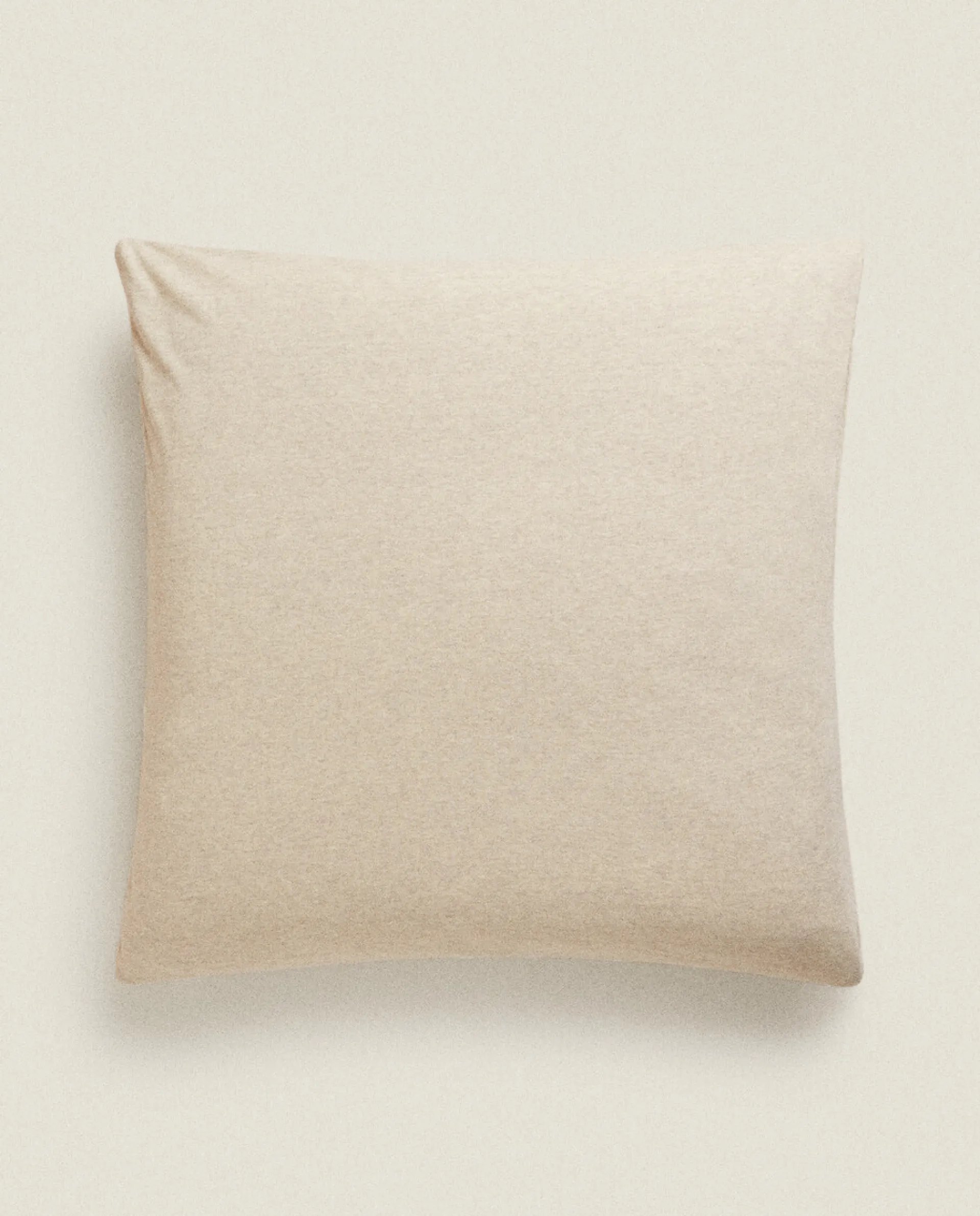 Pillowcases*ZARA Home Cotton Jersey Pillowcase Sand