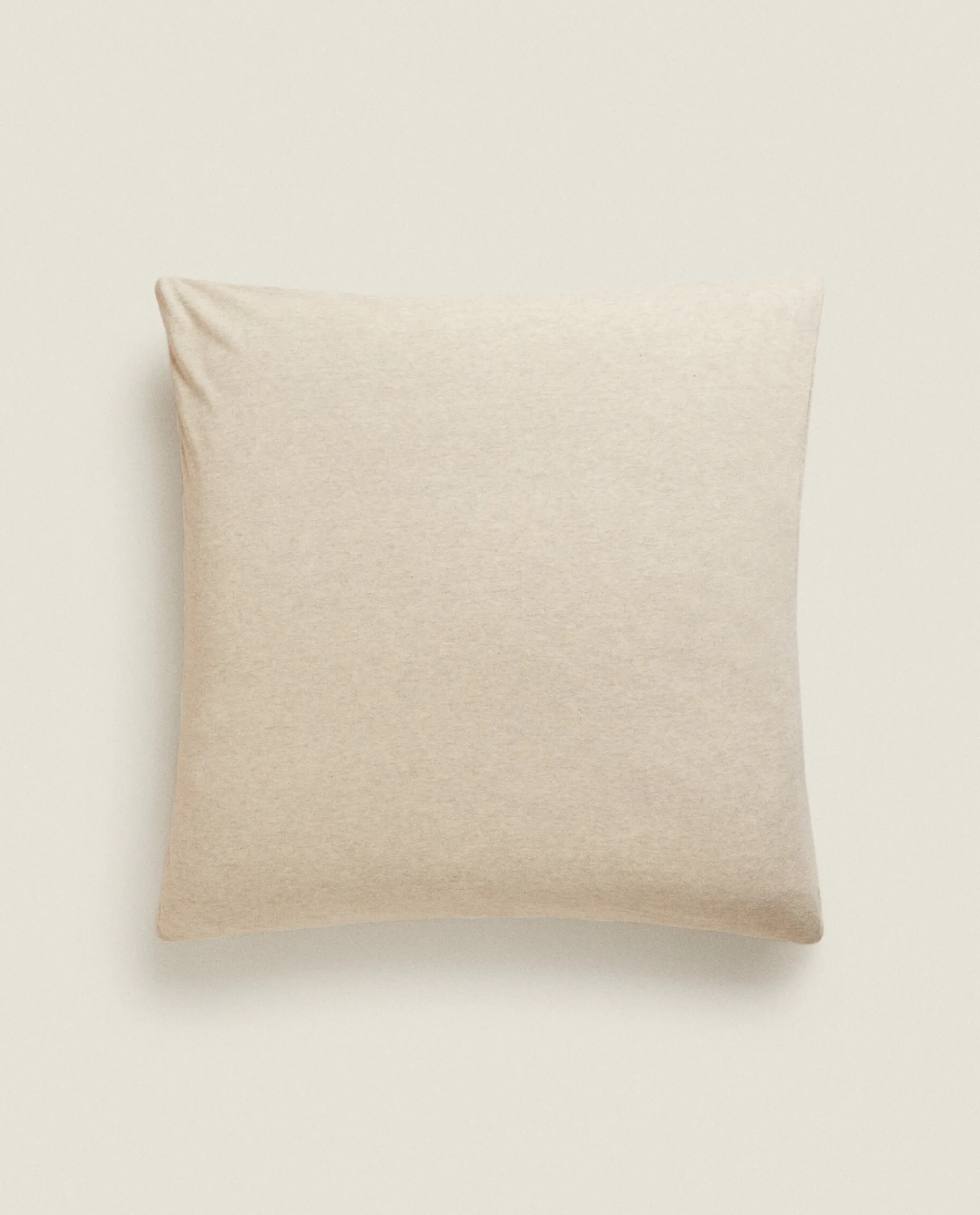 Pillowcases*ZARA Home Cotton Jersey Pillowcase Sand