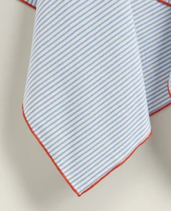 Kitchen Towels, Aprons And Bags*ZARA Home Cotton Kitchen Towel With Stripes (Pack Of 2) Blue