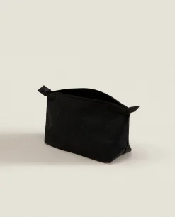 Personalization*ZARA Home Cotton Makeup Bag Navy Blue