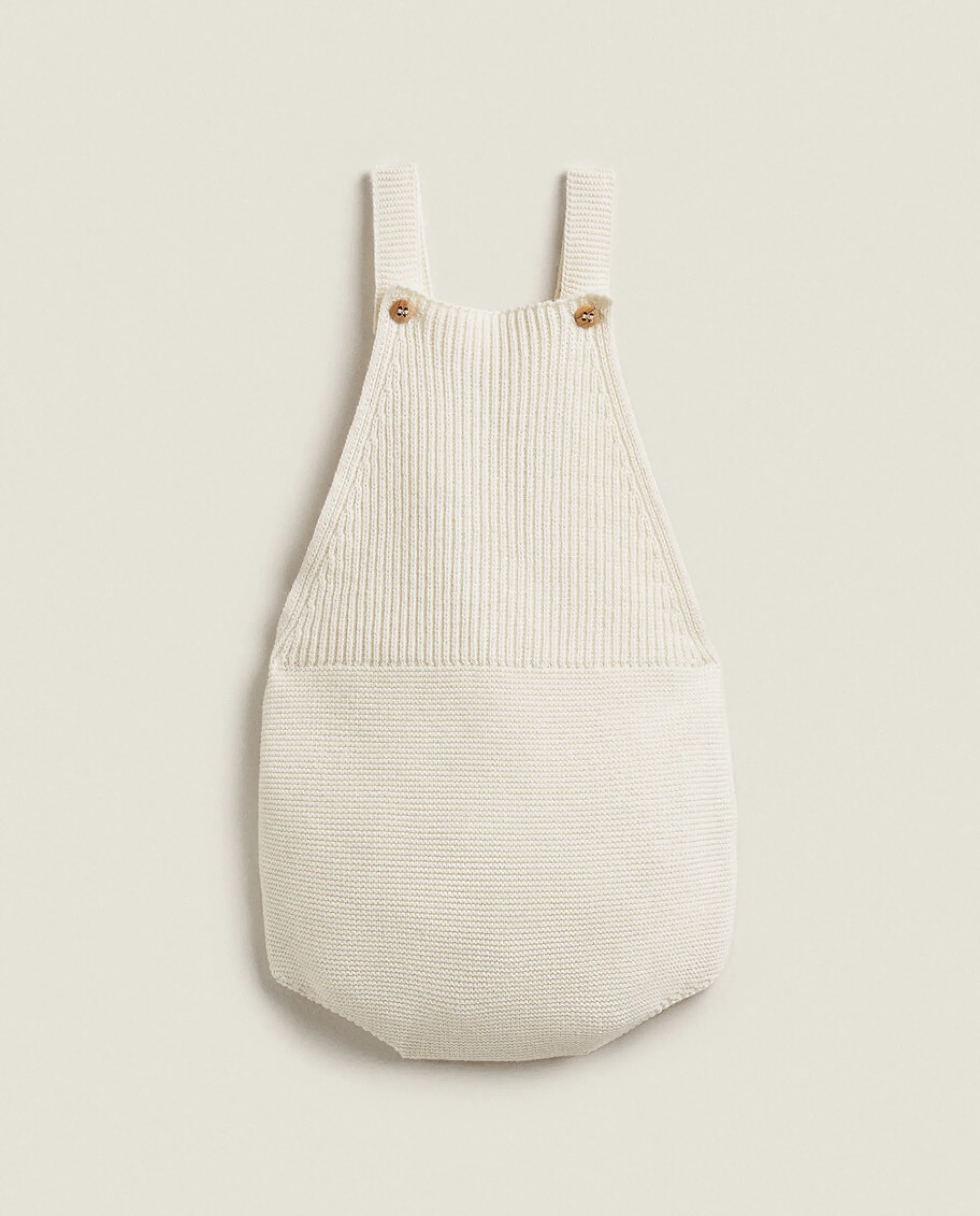 Clothing And Footwear*ZARA Home Cotton Overalls With Silk Oyster White