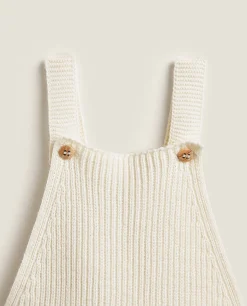 Clothing And Footwear*ZARA Home Cotton Overalls With Silk Oyster White