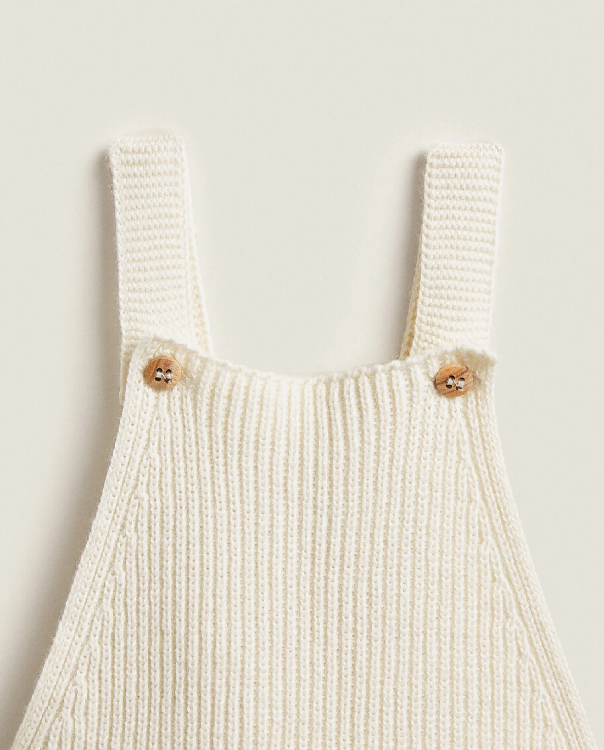Clothing And Footwear*ZARA Home Cotton Overalls With Silk Oyster White