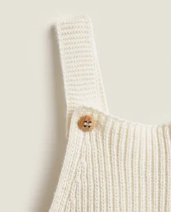 Clothing And Footwear*ZARA Home Cotton Overalls With Silk Oyster White