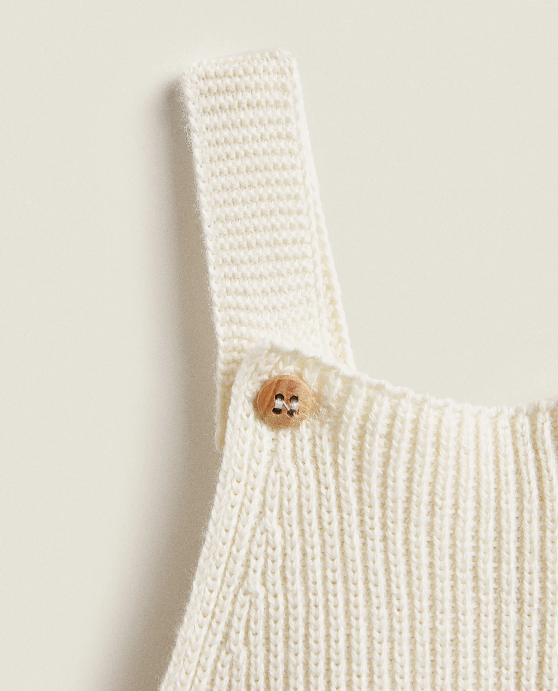 Clothing And Footwear*ZARA Home Cotton Overalls With Silk Oyster White