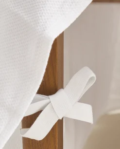 Bedskirts*ZARA Home Cotton Pique Bedskirt White