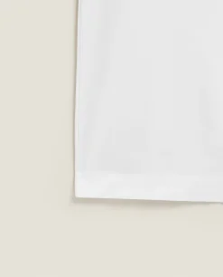 Pajamas*ZARA Home Cotton Poplin Pants White