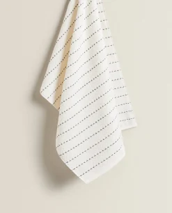 Kitchen Towels, Aprons And Bags*ZARA Home Cotton Terrycloth Dish Towel White