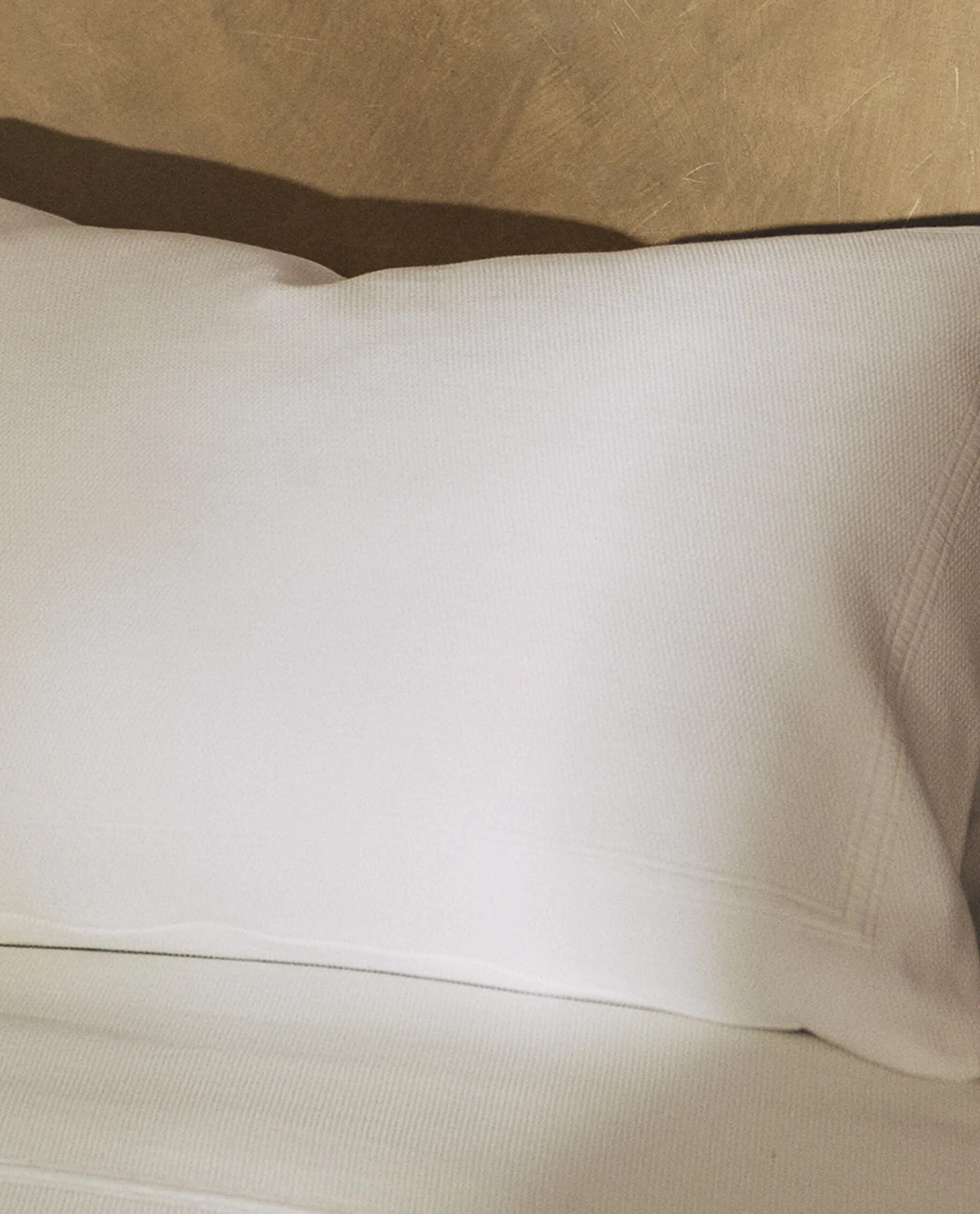 Bedspreads*ZARA Home Cotton Throw Pillow Cover With Border White