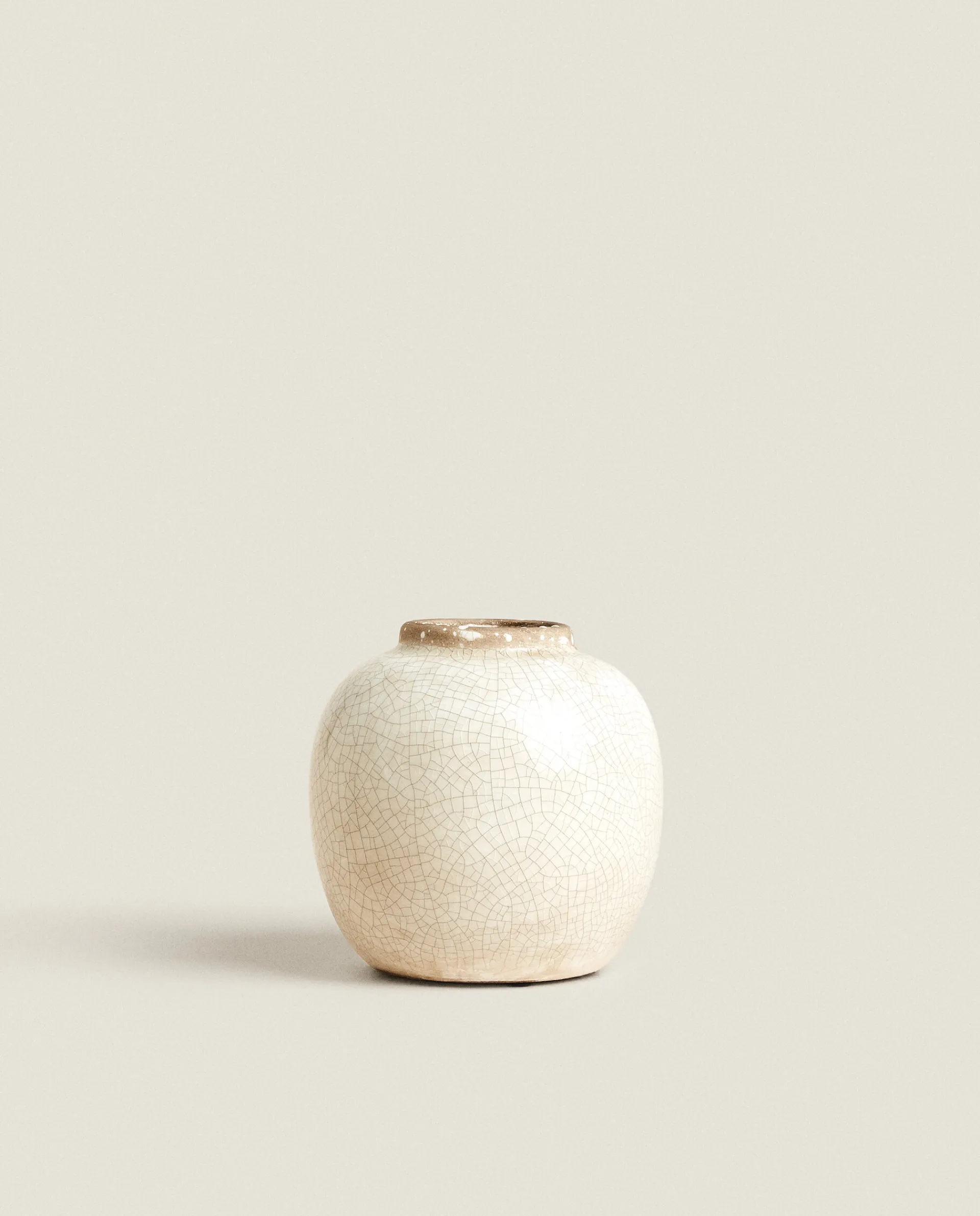 Vases*ZARA Home Crackled Vase White
