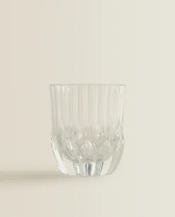 Tumblers*ZARA Home Cut Crystalline Tumbler Transparent