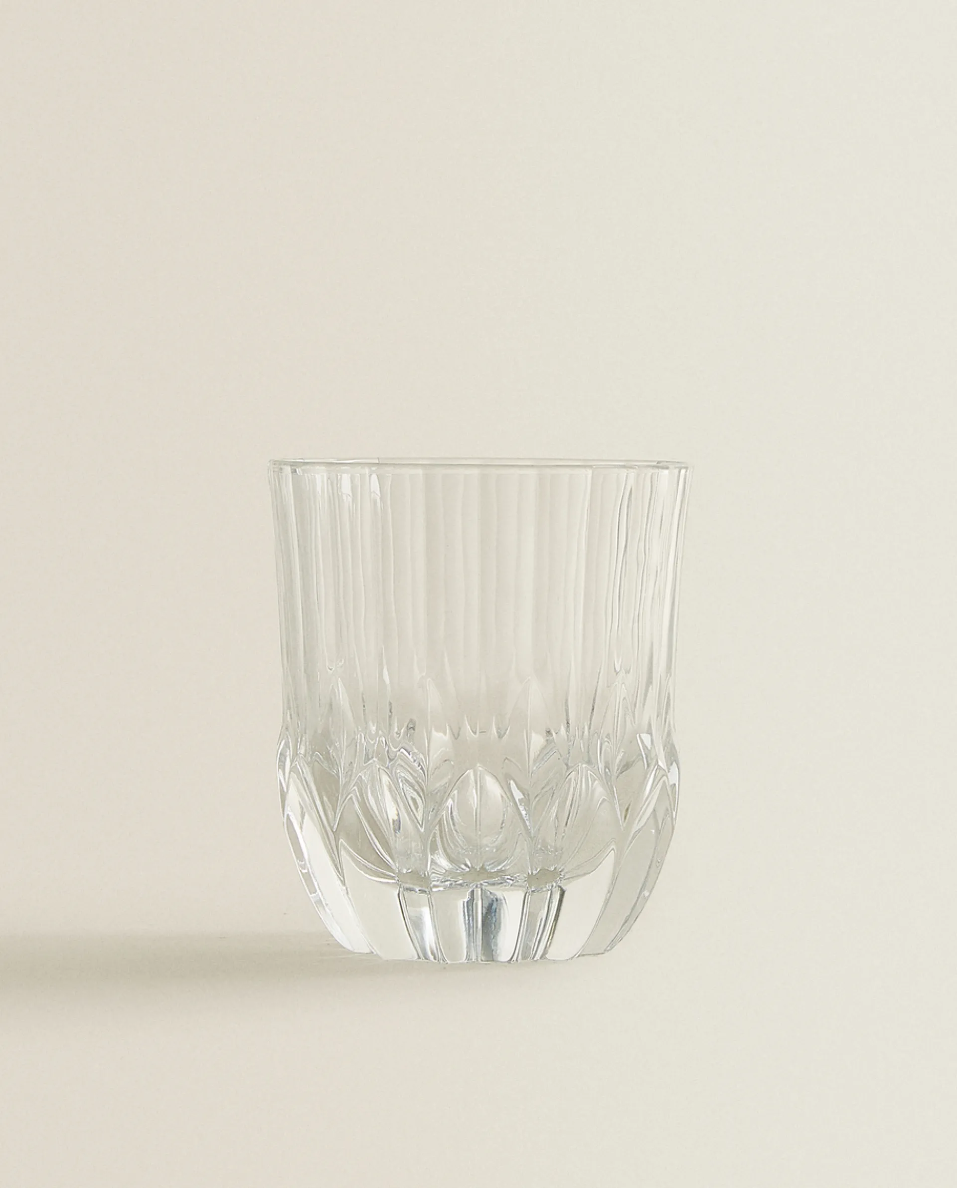 Tumblers*ZARA Home Cut Crystalline Tumbler Transparent