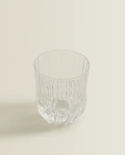 Tumblers*ZARA Home Cut Crystalline Tumbler Transparent