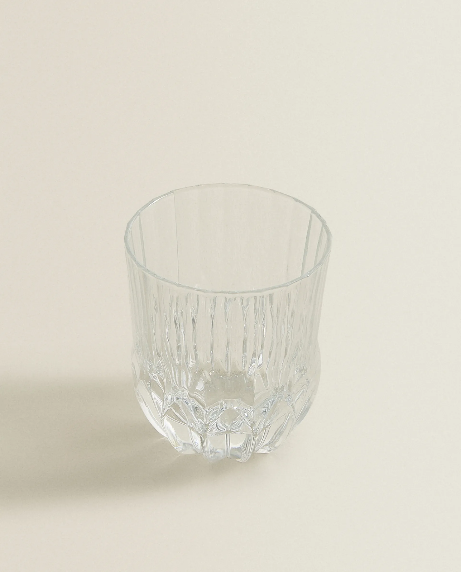Tumblers*ZARA Home Cut Crystalline Tumbler Transparent