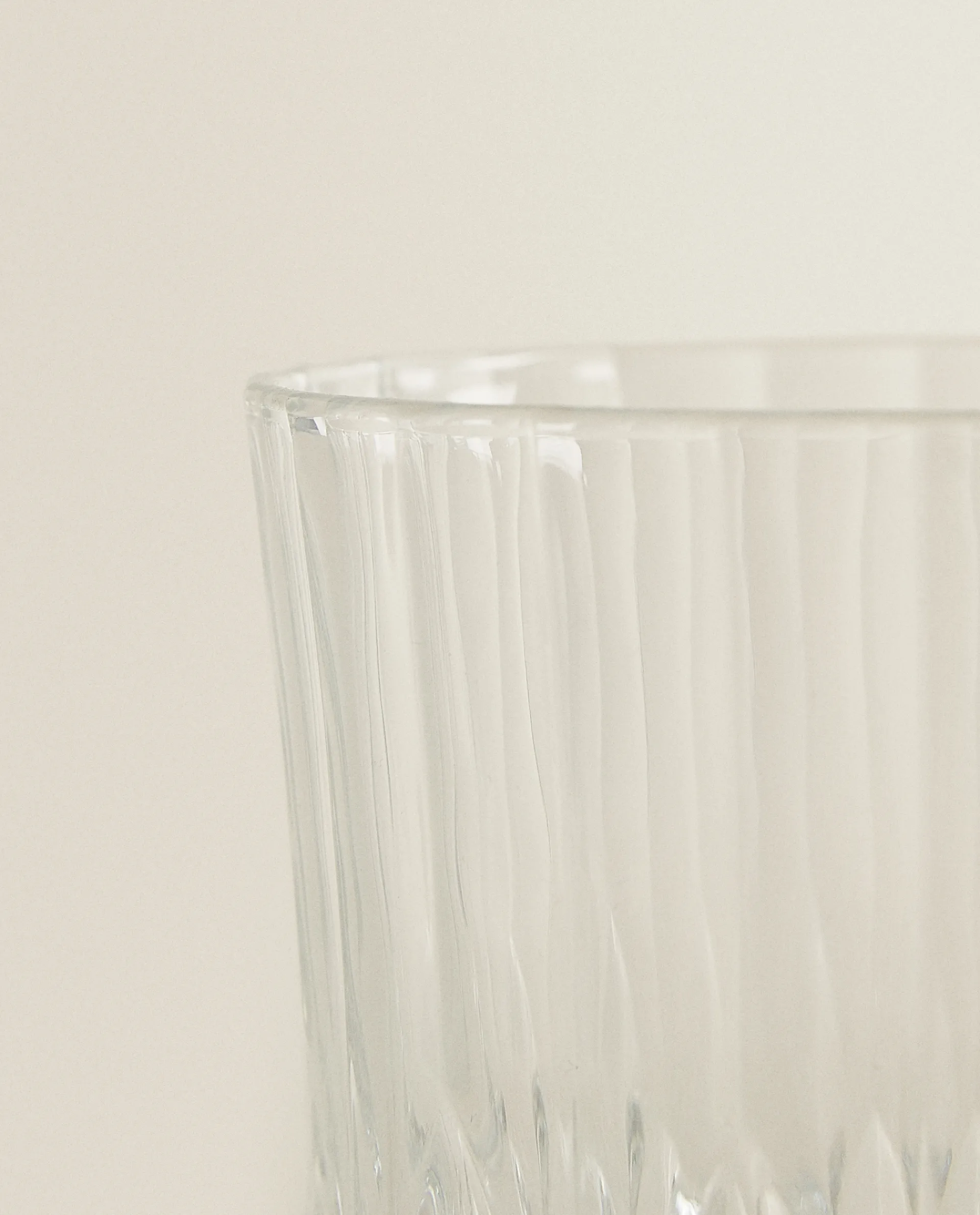 Tumblers*ZARA Home Cut Crystalline Tumbler Transparent