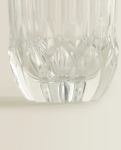 Tumblers*ZARA Home Cut Crystalline Tumbler Transparent