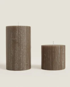 Candles*ZARA Home Cylindrical Candle Grey