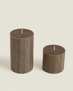 Candles*ZARA Home Cylindrical Candle Grey