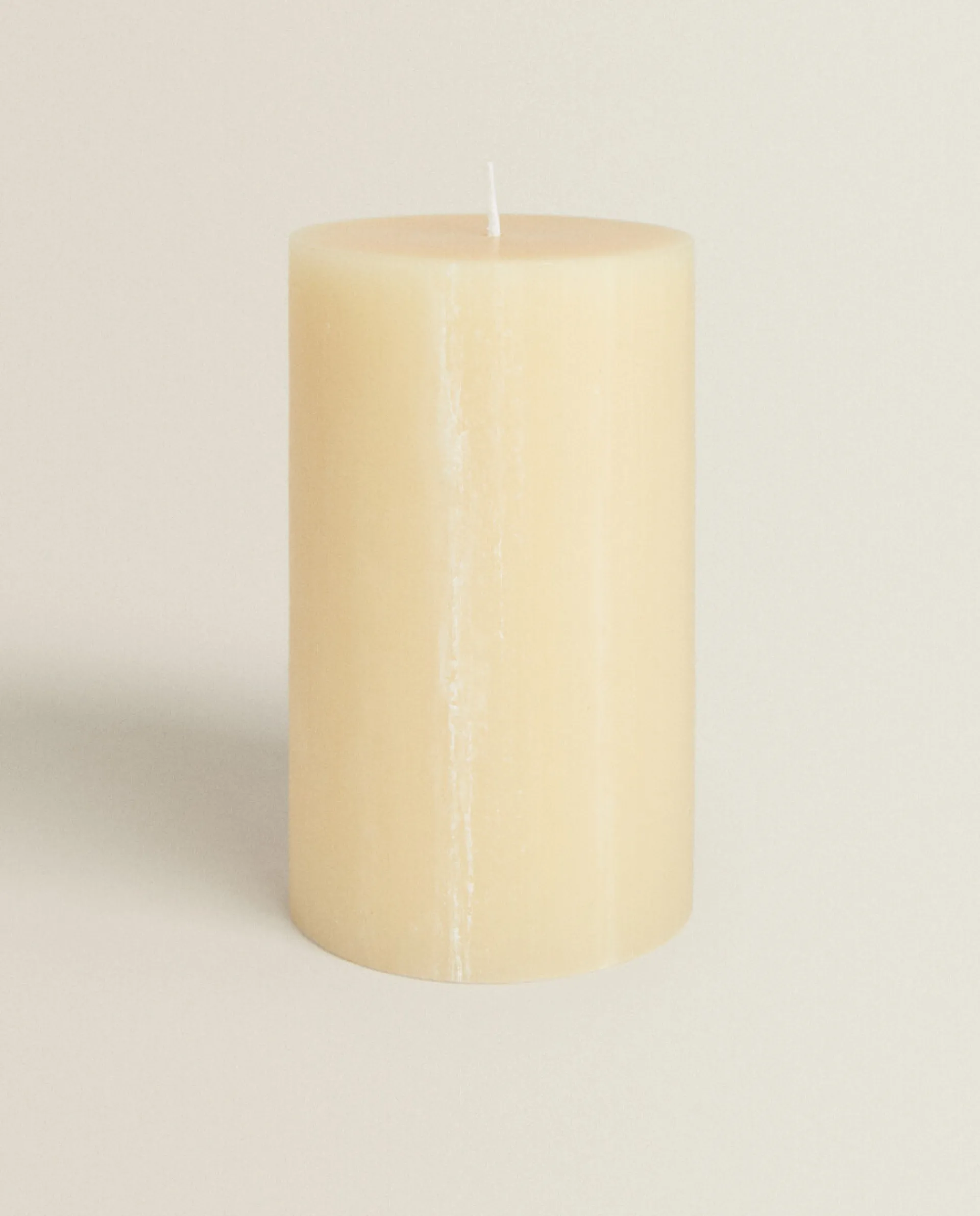 Candles*ZARA Home Cylindrical Candle Butter Yellow
