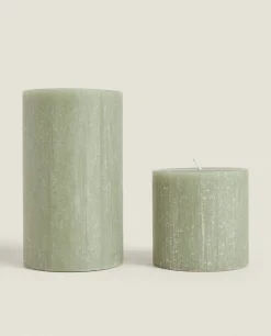 Candles*ZARA Home Cylindrical Candle Green