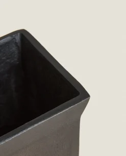 Vases*ZARA Home Dark Metal Vase Brown