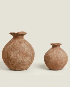 Vases*ZARA Home Decorative Aluminum Vase Brown