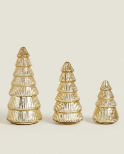 Decoration*ZARA Home Decorative Christmas Tree Candle Golden