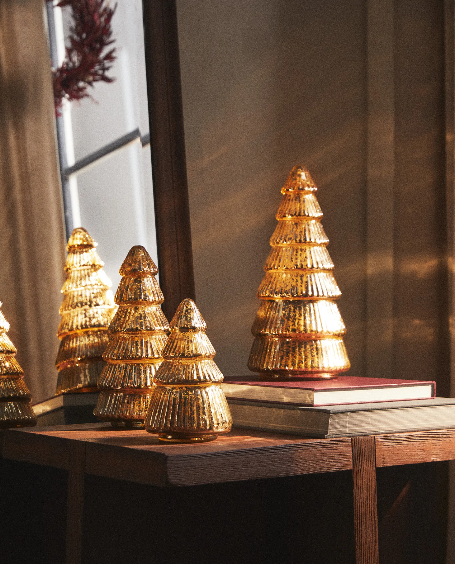 Decoration*ZARA Home Decorative Christmas Tree Candle Golden