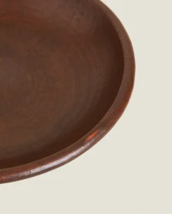 Trays And Small Change Holders*ZARA Home Decorative Round Tray Brown