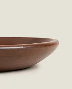 Trays And Small Change Holders*ZARA Home Decorative Round Tray Brown
