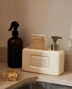 Cleaning*ZARA Home Dish Soap Dispenser With Storage Cream