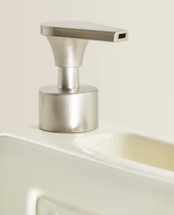 Cleaning*ZARA Home Dish Soap Dispenser With Storage Cream