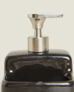Cleaning*ZARA Home Dish Soap Dispenser With Storage Black