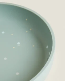 Mealtime*ZARA Home Dots Silicone Plate Green