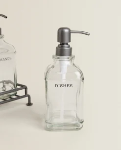 Cleaning*ZARA Home Double Dispenser With Stand Steel