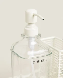 Cleaning*ZARA Home Double Dispenser With Stand Cream