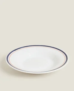 Soup Plates*ZARA Home Double Rim Soup Plate Blue