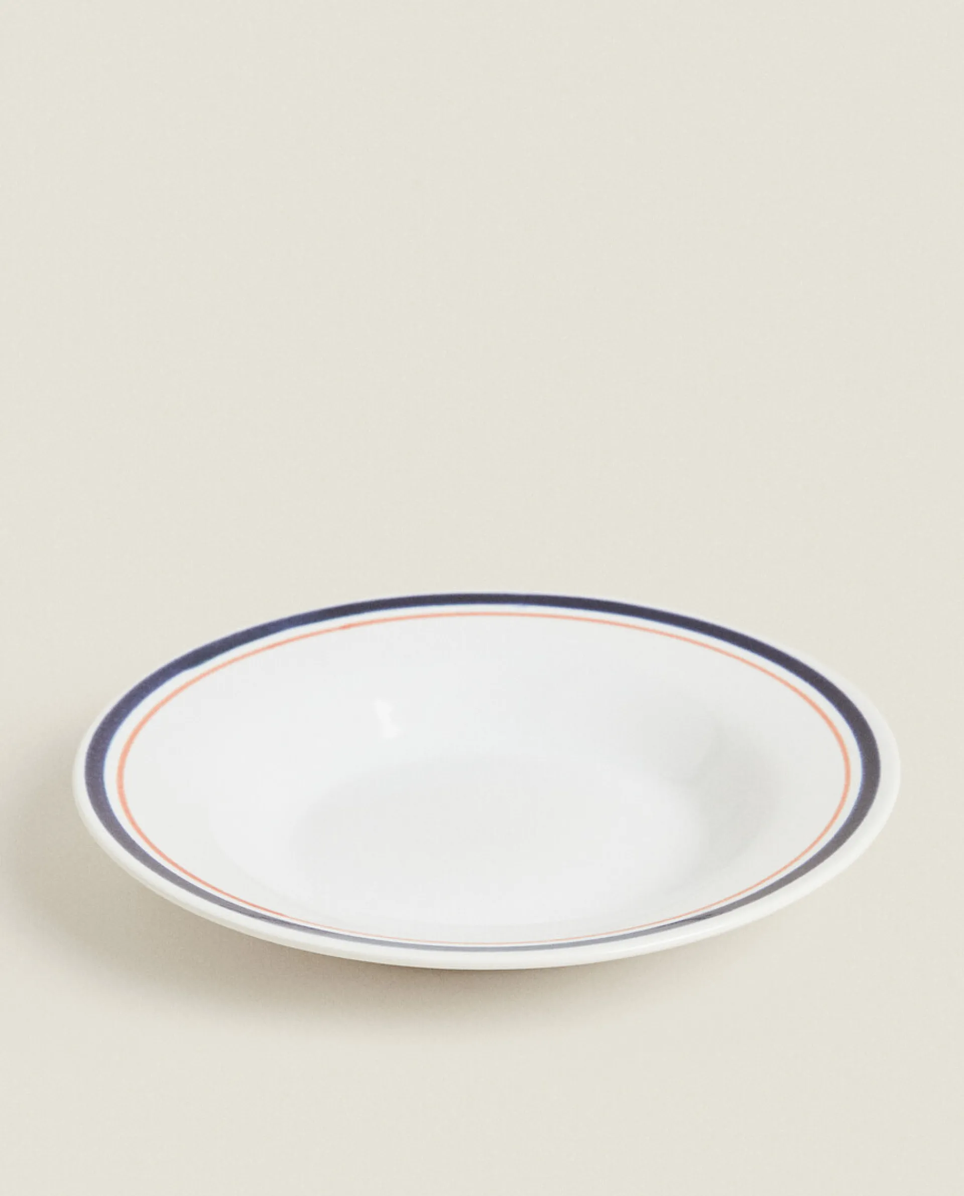 Soup Plates*ZARA Home Double Rim Soup Plate Blue