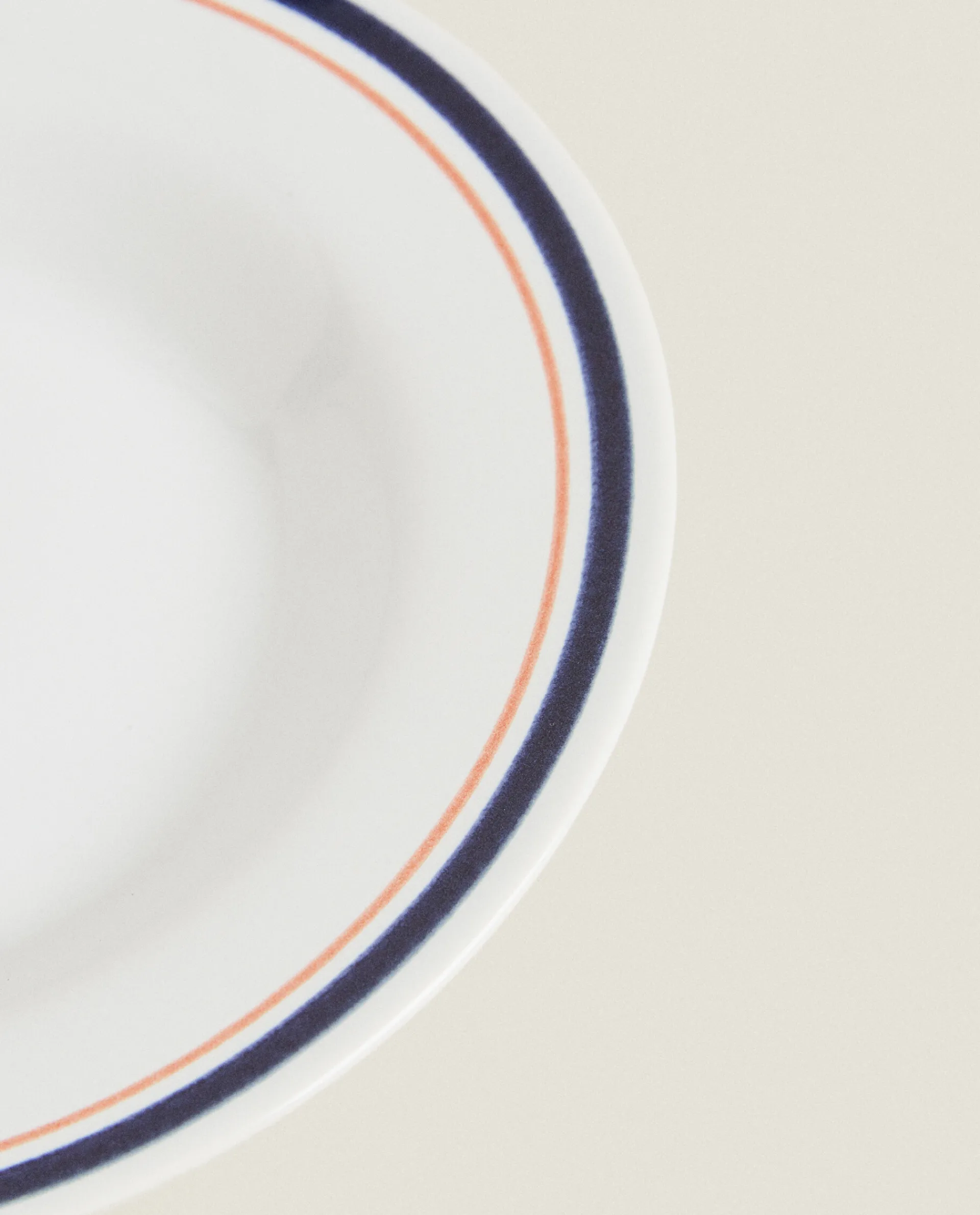 Soup Plates*ZARA Home Double Rim Soup Plate Blue