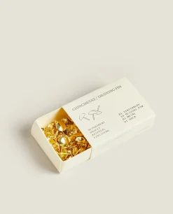 Stationery*ZARA Home Drawing Pins (Pack Of 100) Golden